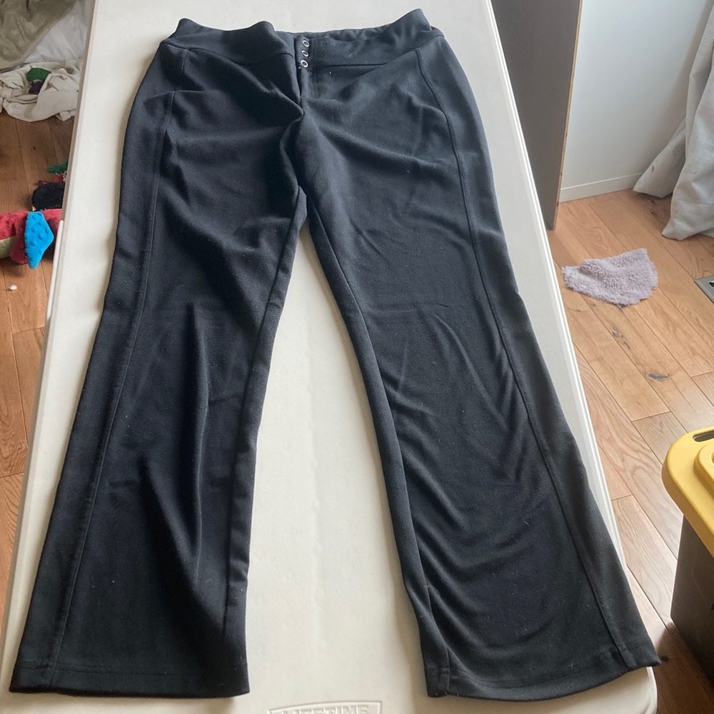 Royal Robbins Black Top with Orange Logo Detail